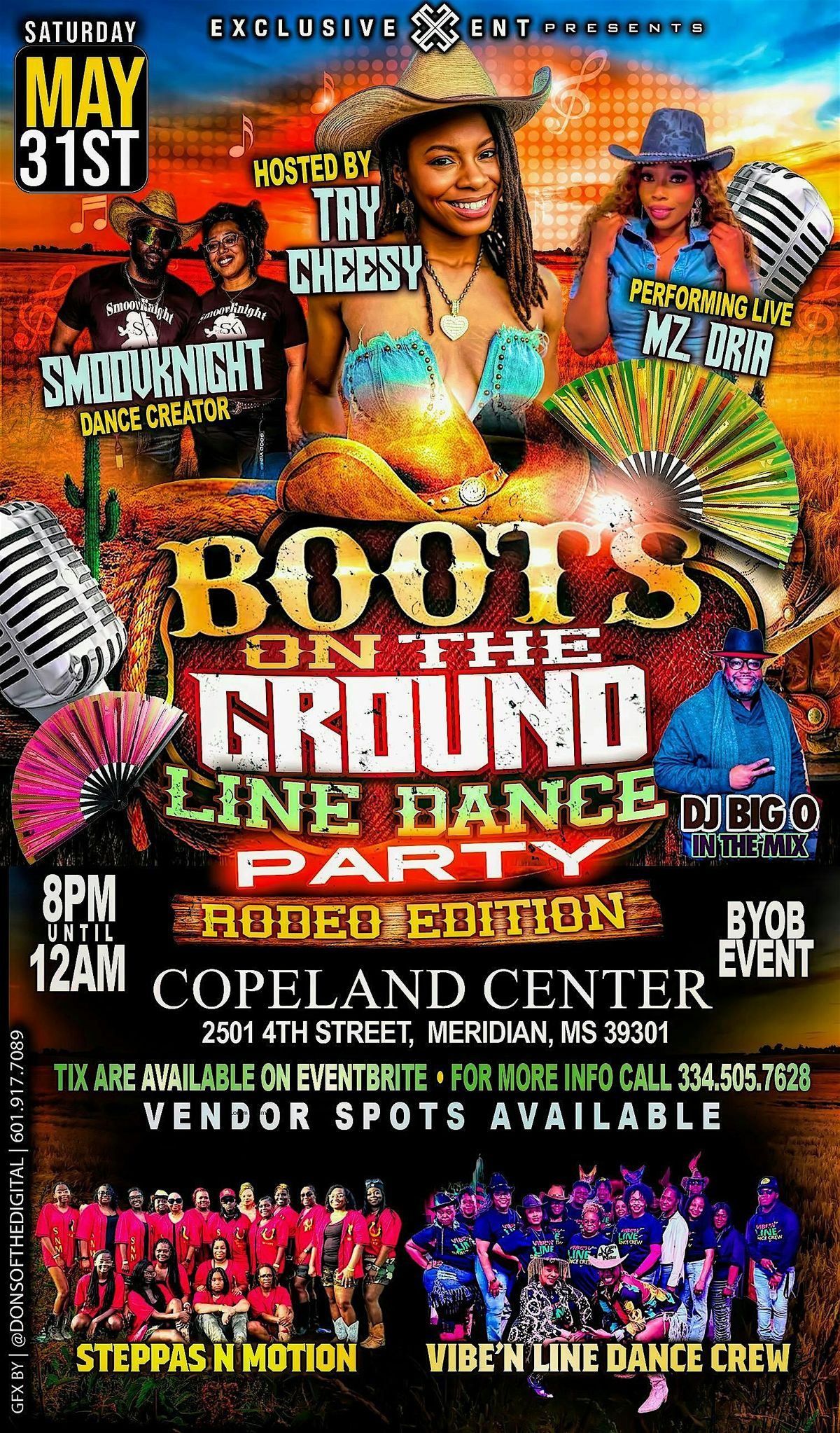 Boots On The Ground Line Dance Party, 31 May | Event in Meridian | AllEvents