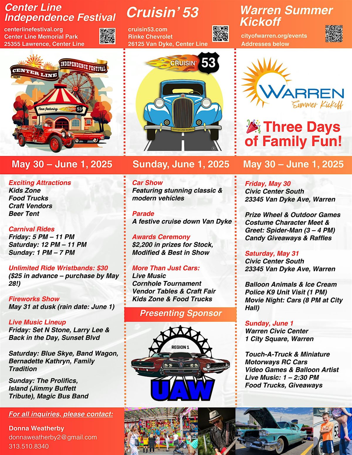 Cruisin' 53 - Car Show Registration | Event in Center Line | AllEvents
