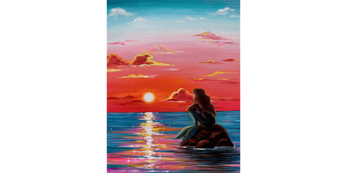 The Magical Mermaid - Paint and Sip in San Francisco | Classpop!™, 21 August | Event in Danville | AllEvents