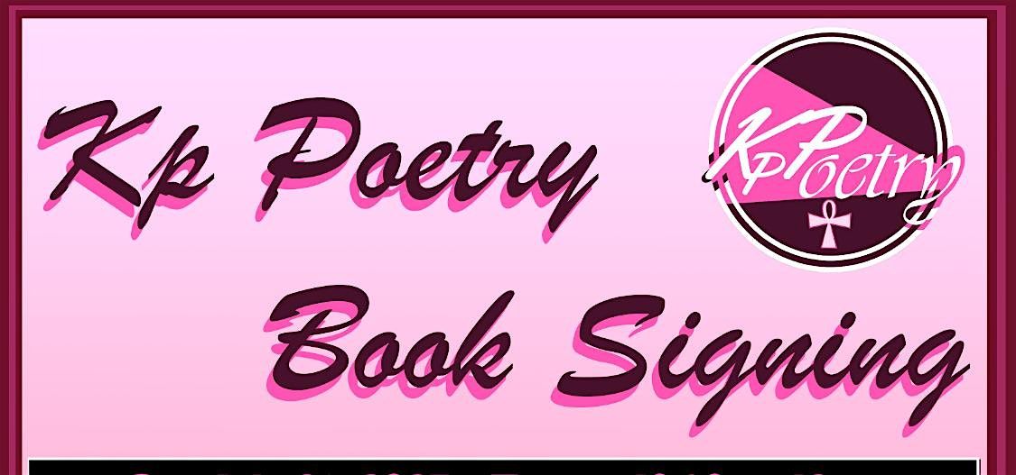 Kp Poetry Book Signing, 26 July | Event in Randallstown | AllEvents