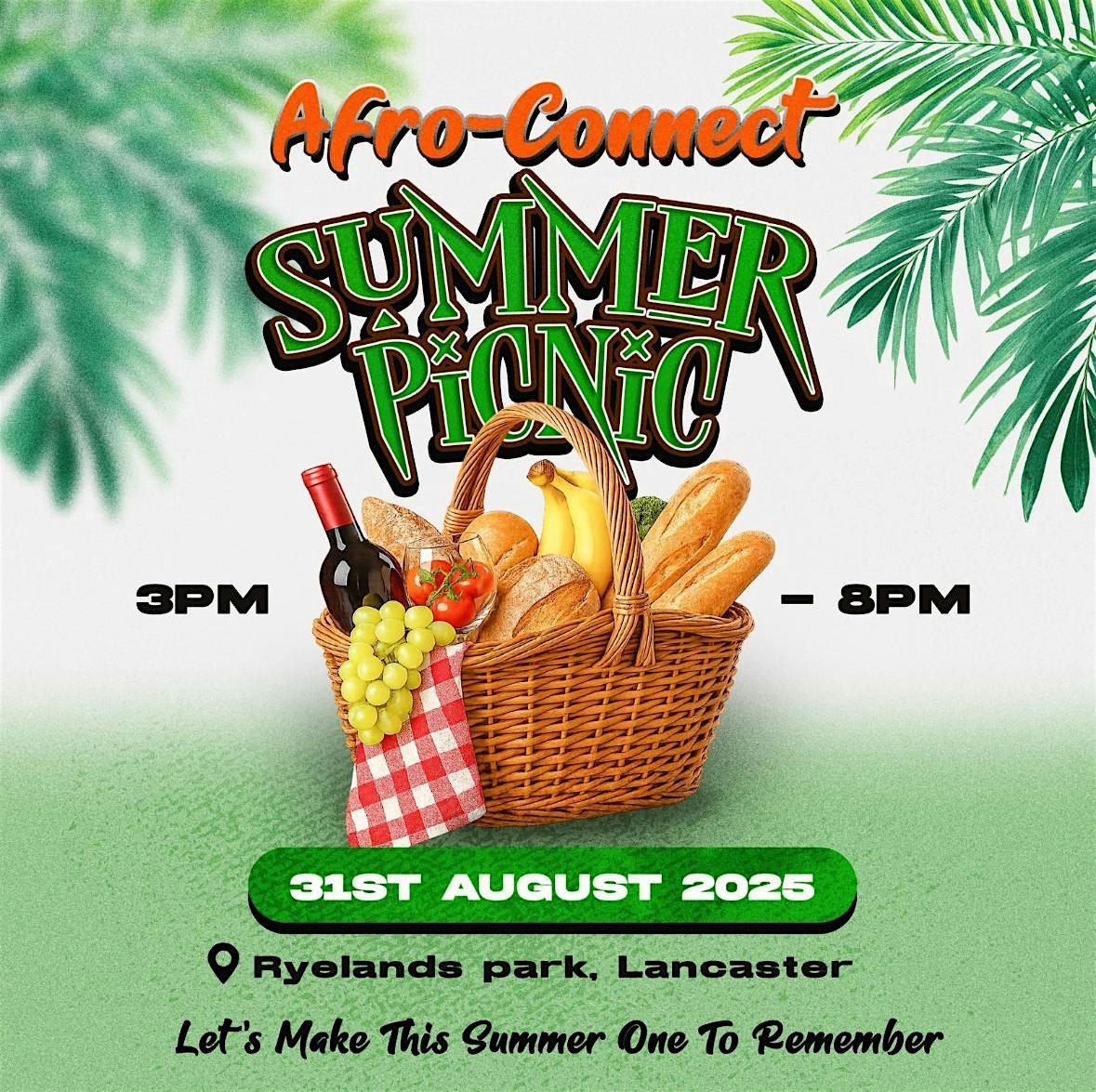 Afro Connect Summer Picnic 2025, 31 August | Event in Lancaster | AllEvents