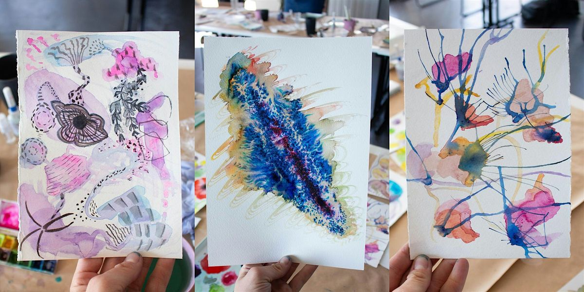 WATER & COLOUR - Abstract Watercolour Class at Sealanes, 23 November | Event in Brighton | AllEvents