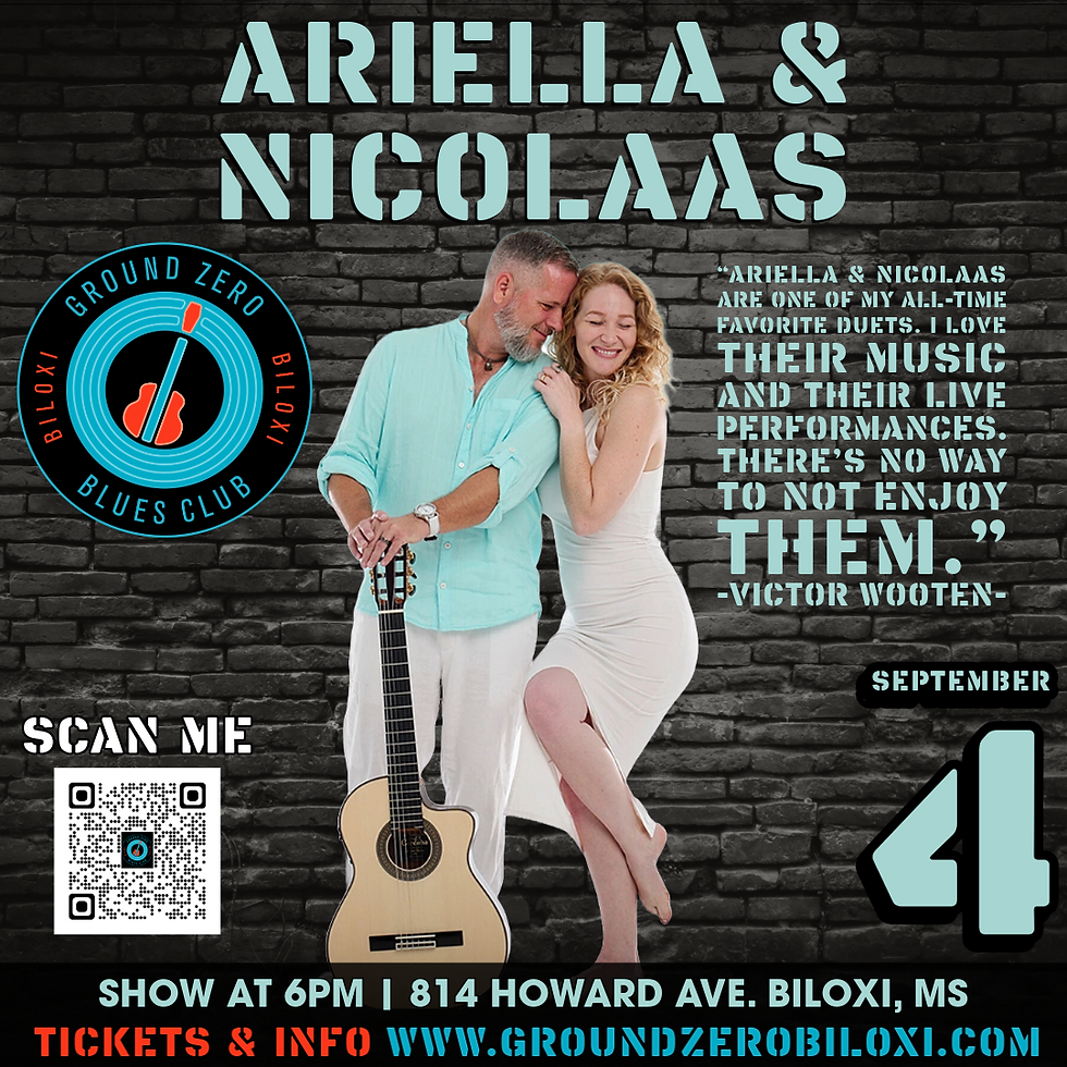 Ariella and Nicolaas at Diana Wortham Theatre at Wortham Center for the Performing Arts, 20 September | AllEvents