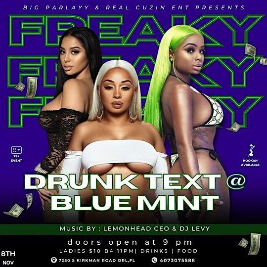 Drunk Text @ Blue Mint | Event in Orlando | AllEvents