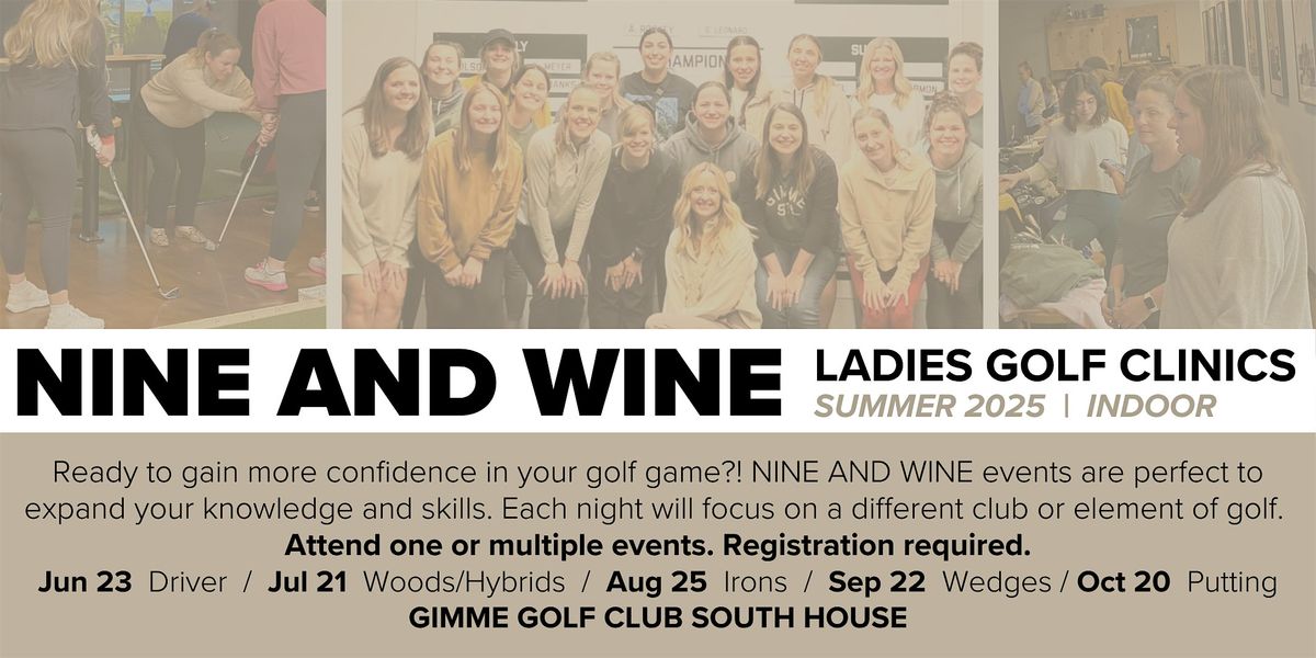 Nine and Wine Ladies Events: August 25/Irons, 25 August | Event in Fenton | AllEvents
