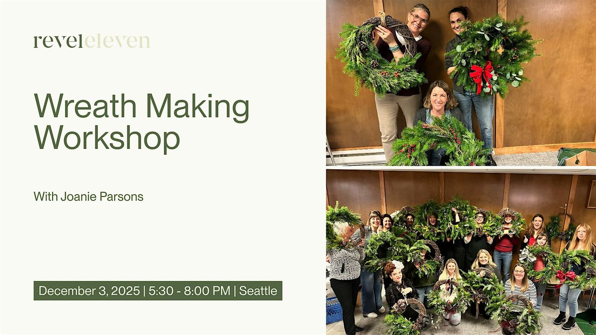Wreath Making Workshop, 3 December | Event in Seattle | AllEvents