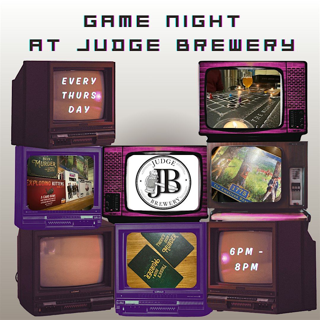 Game Night at Judge Brewery | Event in San Clemente | AllEvents