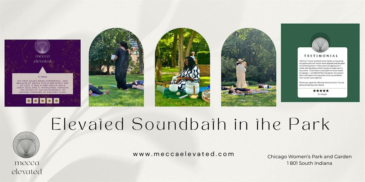 Elevated  Soundbath in the Park, 27 September | Event in Chicago | AllEvents