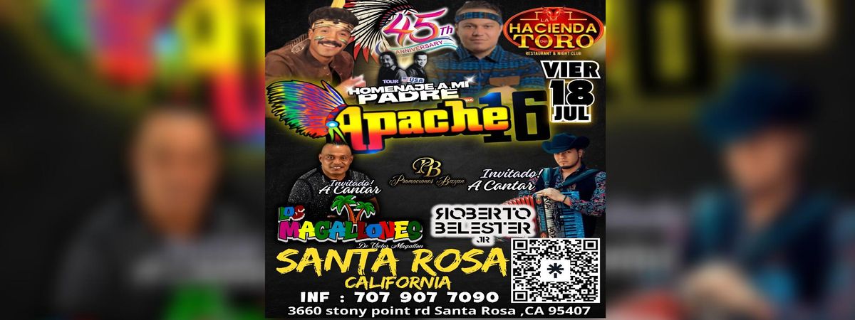 LOS MAGALLONES, APACHE & MAS, 18 July | Event in Santa Rosa | AllEvents
