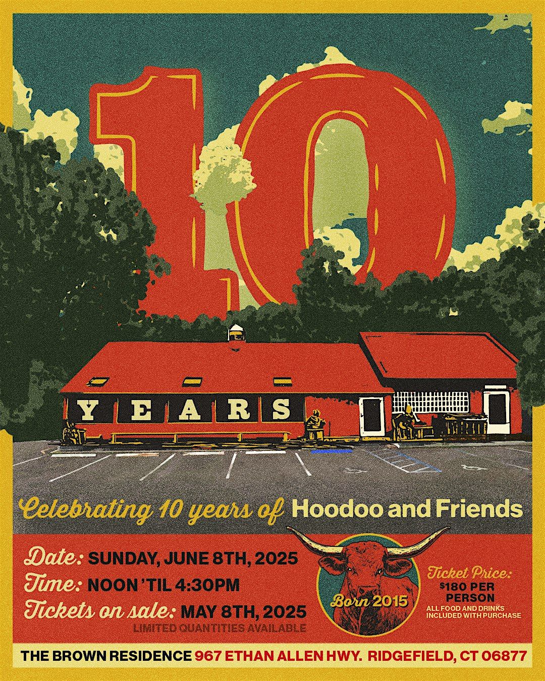 Hoodoo 10 Year Party, 8 June | Event in Ridgefield | AllEvents