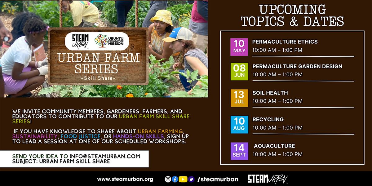 Free Urban Farming 101 Skillshare Series, 10 May | Event in Newark | AllEvents
