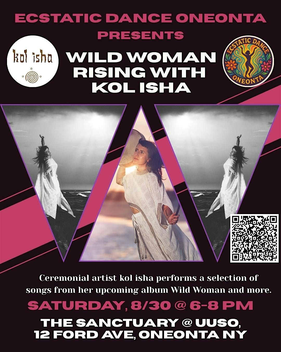 Ecstatic Dance Oneonta Presents: Wild Woman Rising, 30 August | Event in Oneonta | AllEvents