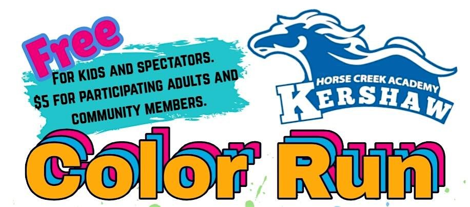 Color Run for Horse Creek Academy Kershaw, 9 November | Event in Camden | AllEvents