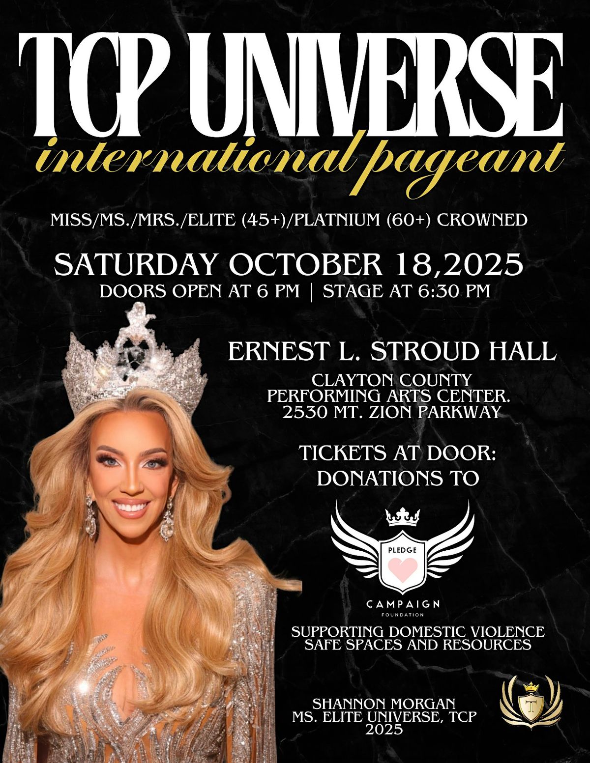 Universe Pageants  Mrs. Universe, 18 October | Event in Jonesboro | AllEvents