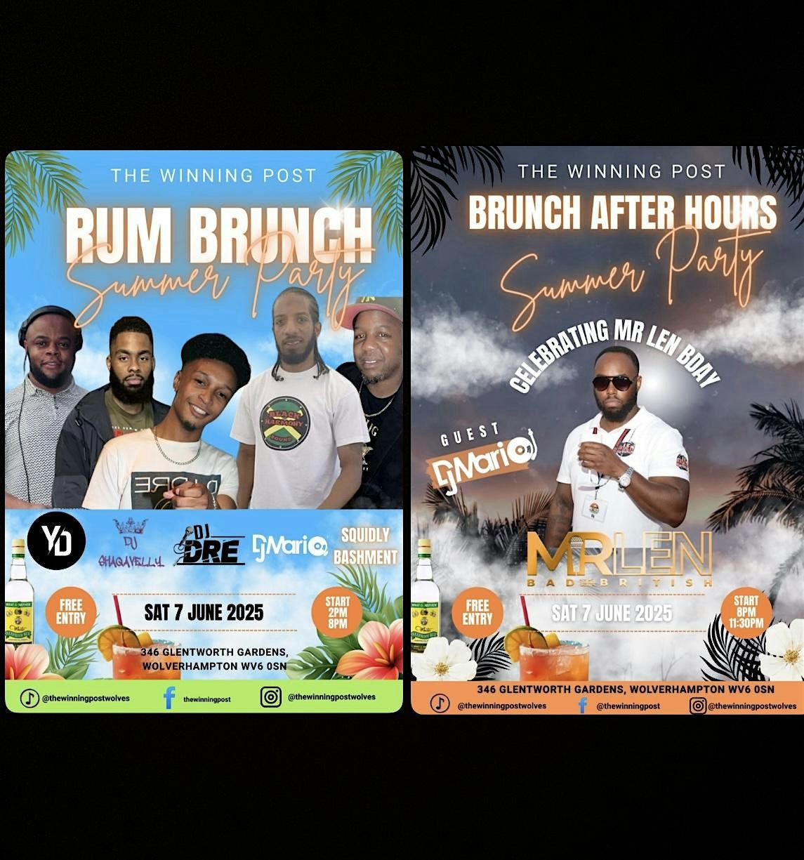 RUM BRUNCH &  AFTER PARTY, 7 June | Event in Wolverhampton | AllEvents