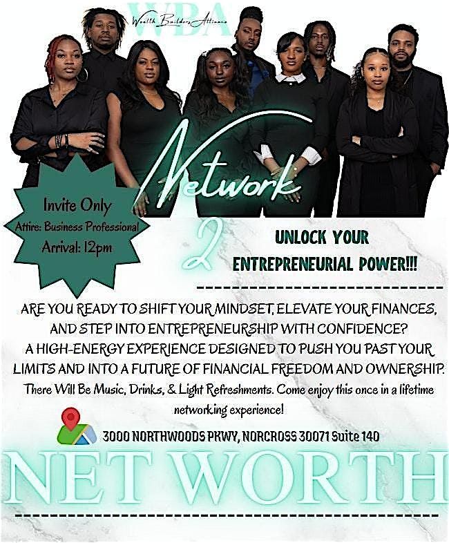 Network  to Net Worth | Event in Norcross | AllEvents