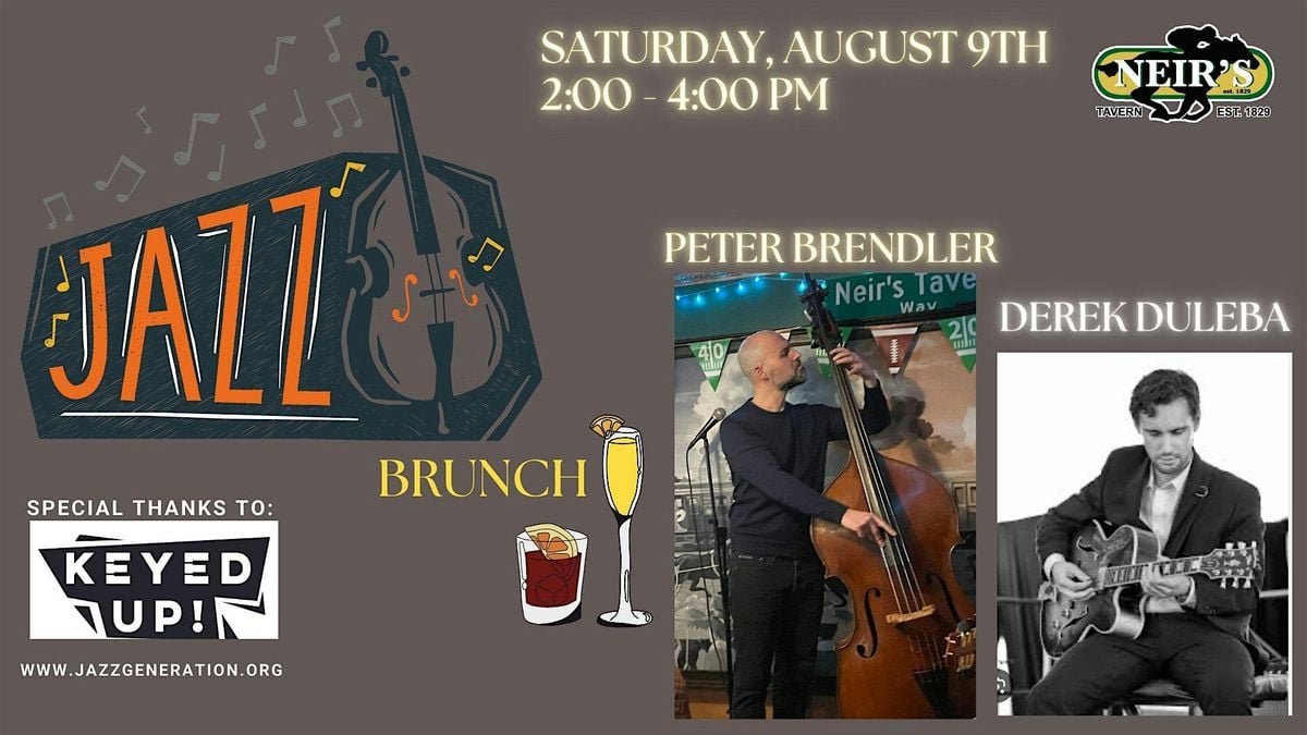 JAZZ BRUNCH FEAT. PETER BRENDLER + DEREK DULEBA, 9 August | Event in Queens | AllEvents