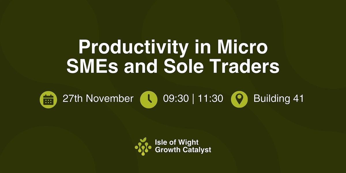 Workshop - Innovating for productivity - for sole traders and micro SMEs, 27 November | Event in Northwood