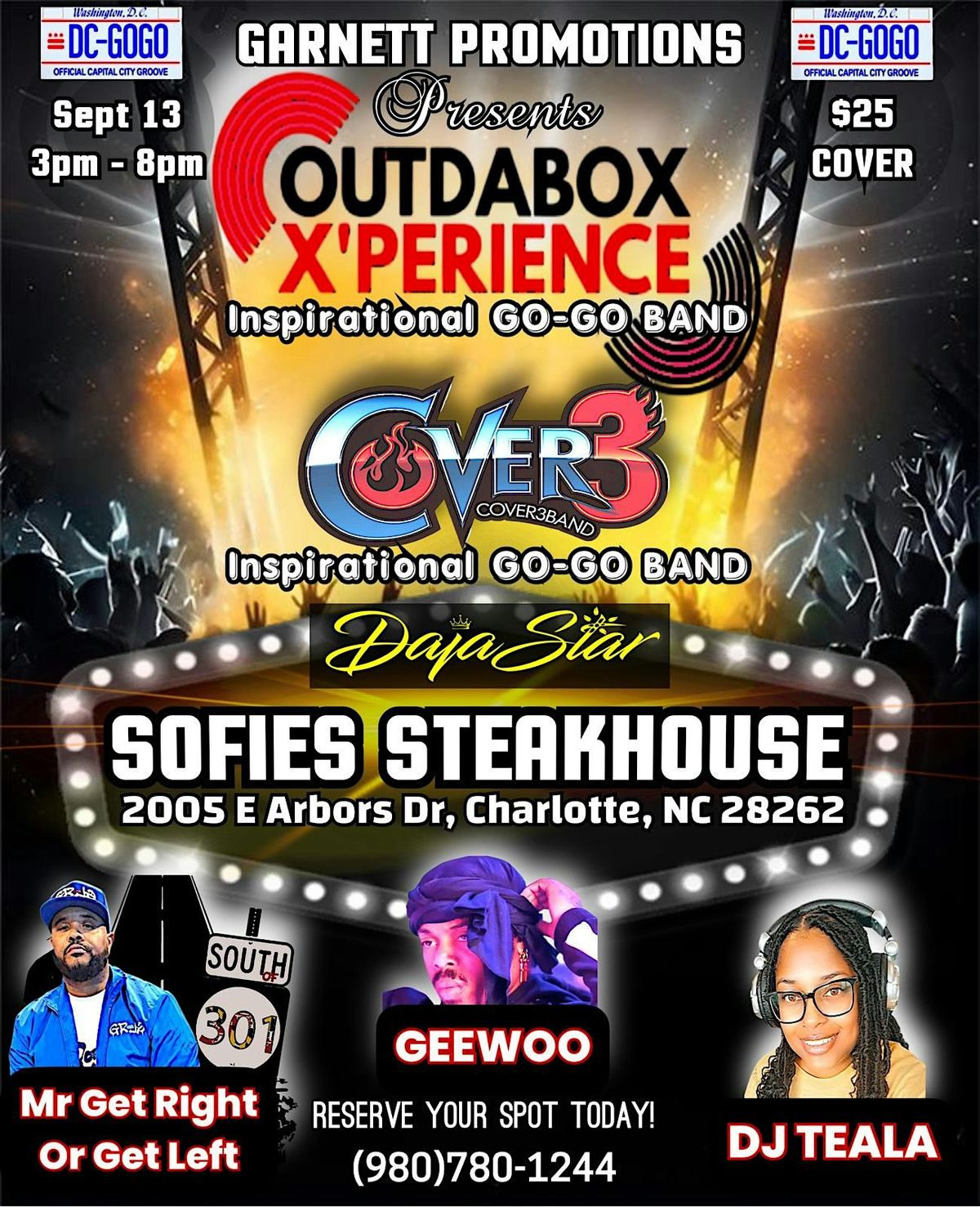Go-Go Inspirational Explosion, 13 September | Event in Charlotte | AllEvents
