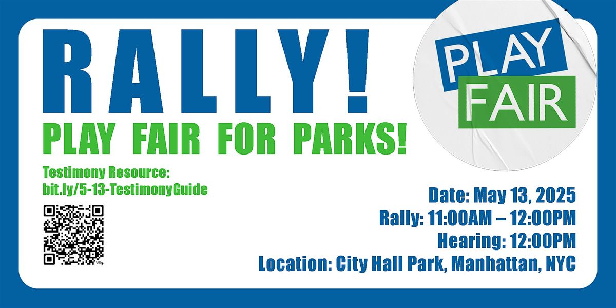 PLAY FAIR FOR PARKS! | Event in New York | AllEvents