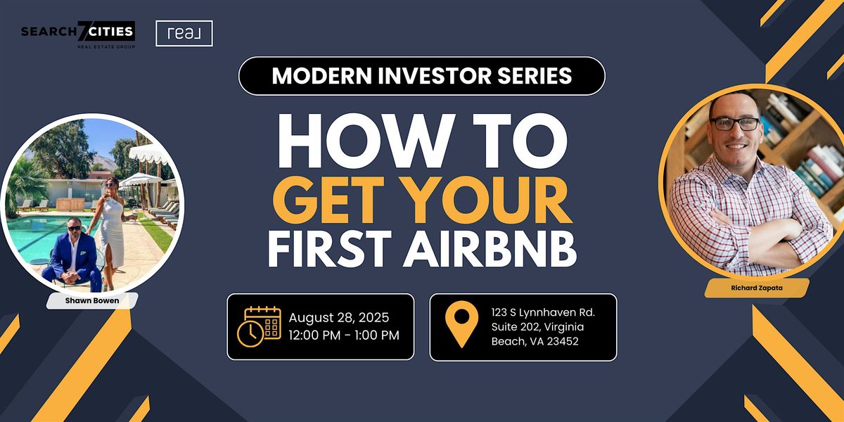 How to Get Your First Airbnb, 28 August | Event in Virginia Beach | AllEvents