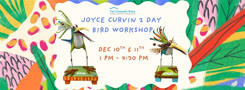2 day Joyce Curvin Art Workshop - Bird, 10 December | Event in Sanibel | AllEvents