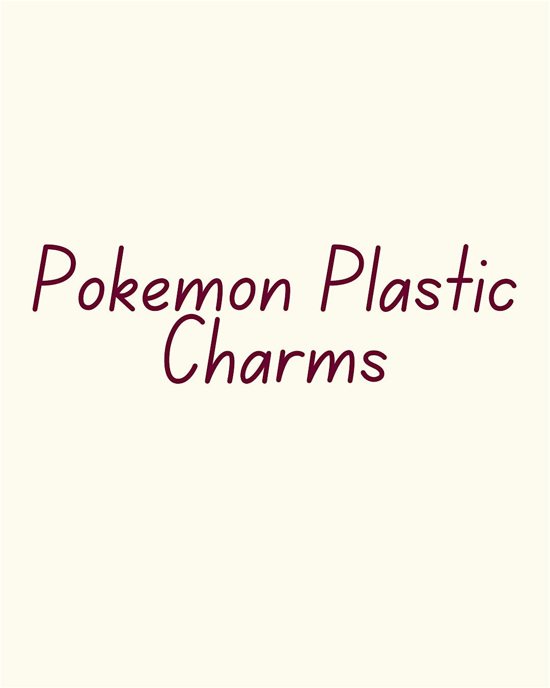 Pokemon Plastic Charms, 25 August | Event in Austin | AllEvents