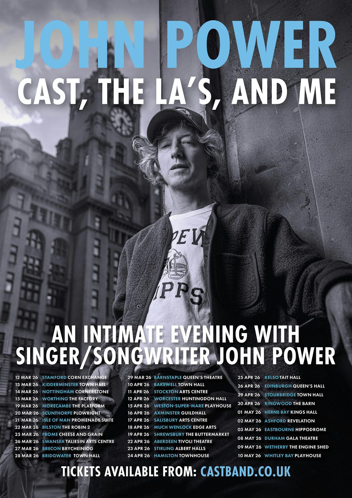John Power - Cast, The La's, and Me, 13 March | Event in Kidderminster | AllEvents