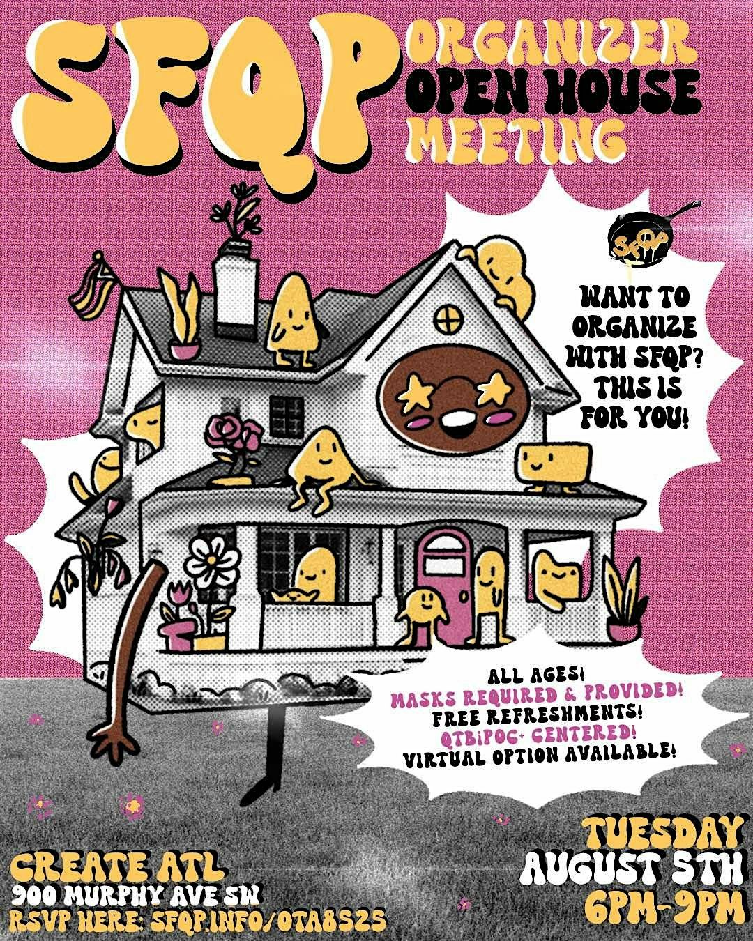 SFQP Organizer Open House Meeting, 5 August | Event in Atlanta | AllEvents