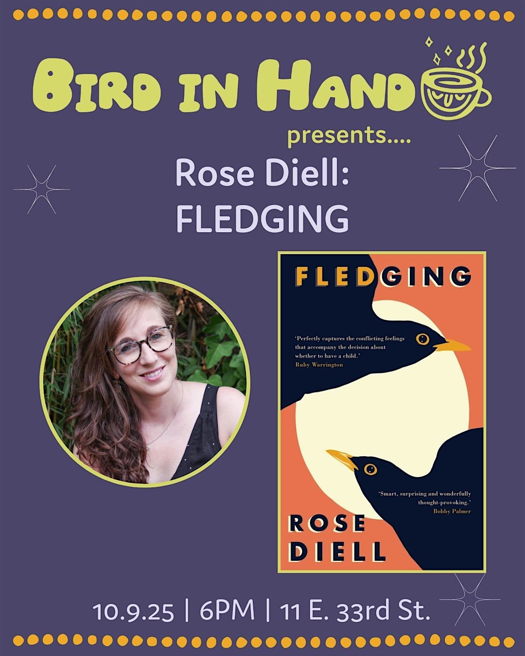 Rose Diell: FLEDGING, 9 October | Event in Baltimore | AllEvents