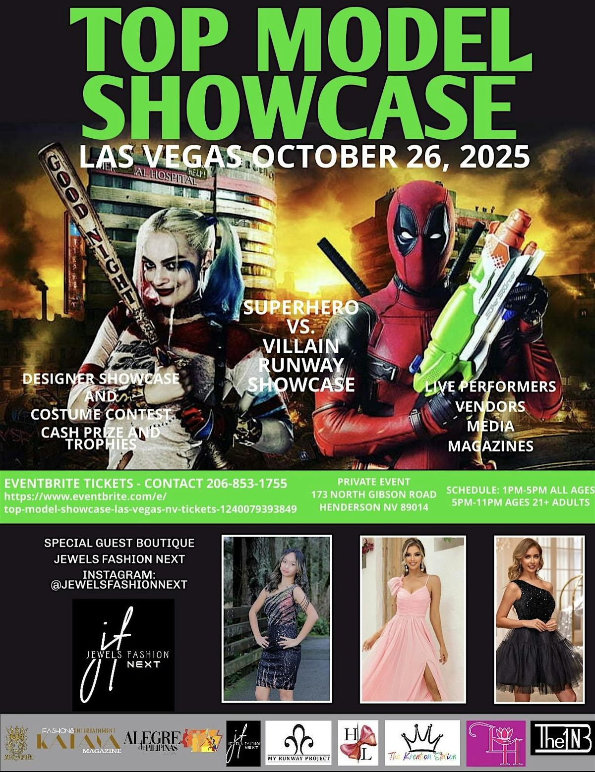 TOP MODEL SHOWCASE LAS VEGAS NV, 26 October | Event in Henderson | AllEvents