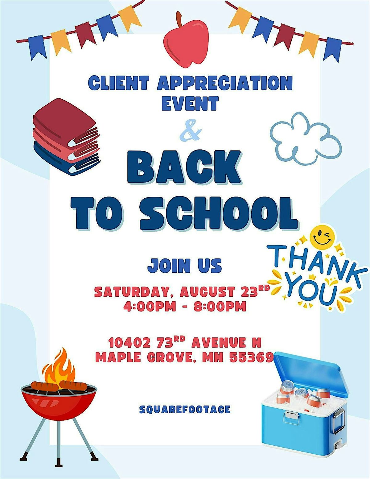 Client Appreciation and Back to School Event, 23 August | Event in Maple Grove | AllEvents