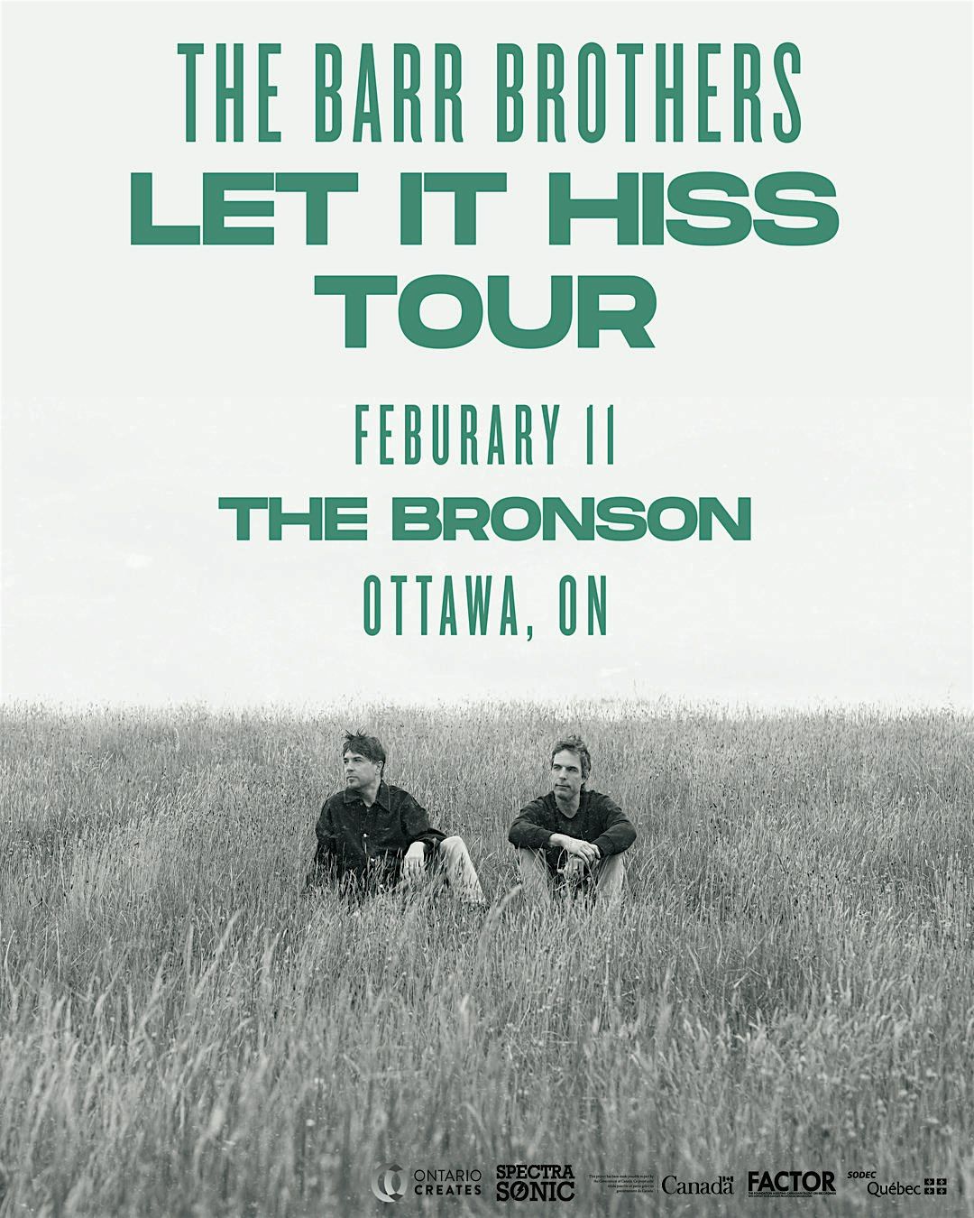 The Barr Brothers - Let It Hiss Tour with Land Of Talk, 11 February | Event in Ottawa | AllEvents