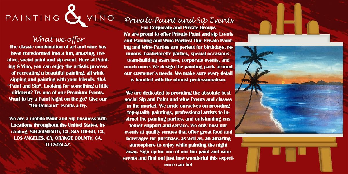 Tranquil Sea – Paint and Sip, 15 July | Event in Norco | AllEvents