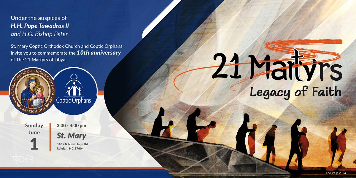 21 Martyrs - Legacy of Faith - Raleigh, NC, 1 June | Event in Raleigh | AllEvents