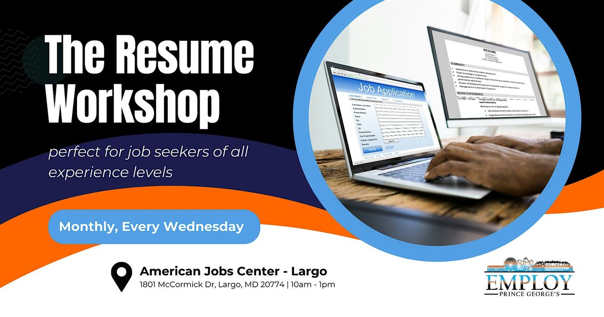 The Resume Workshop-Largo | Event in Largo | AllEvents