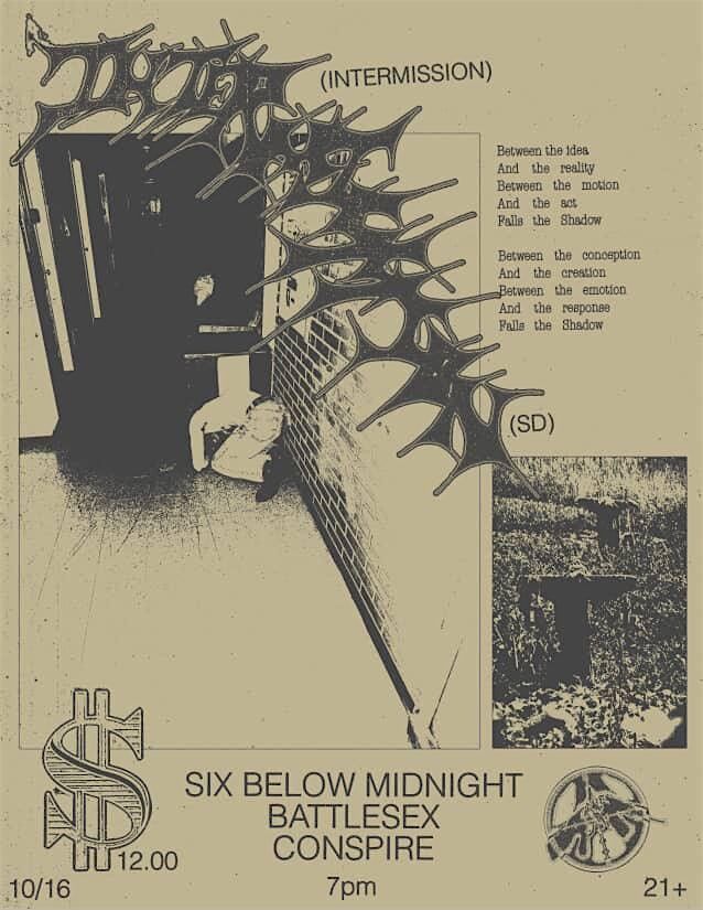 Intermission (SD) with Battlesex and Conspire, 16 October | Event in Portland | AllEvents