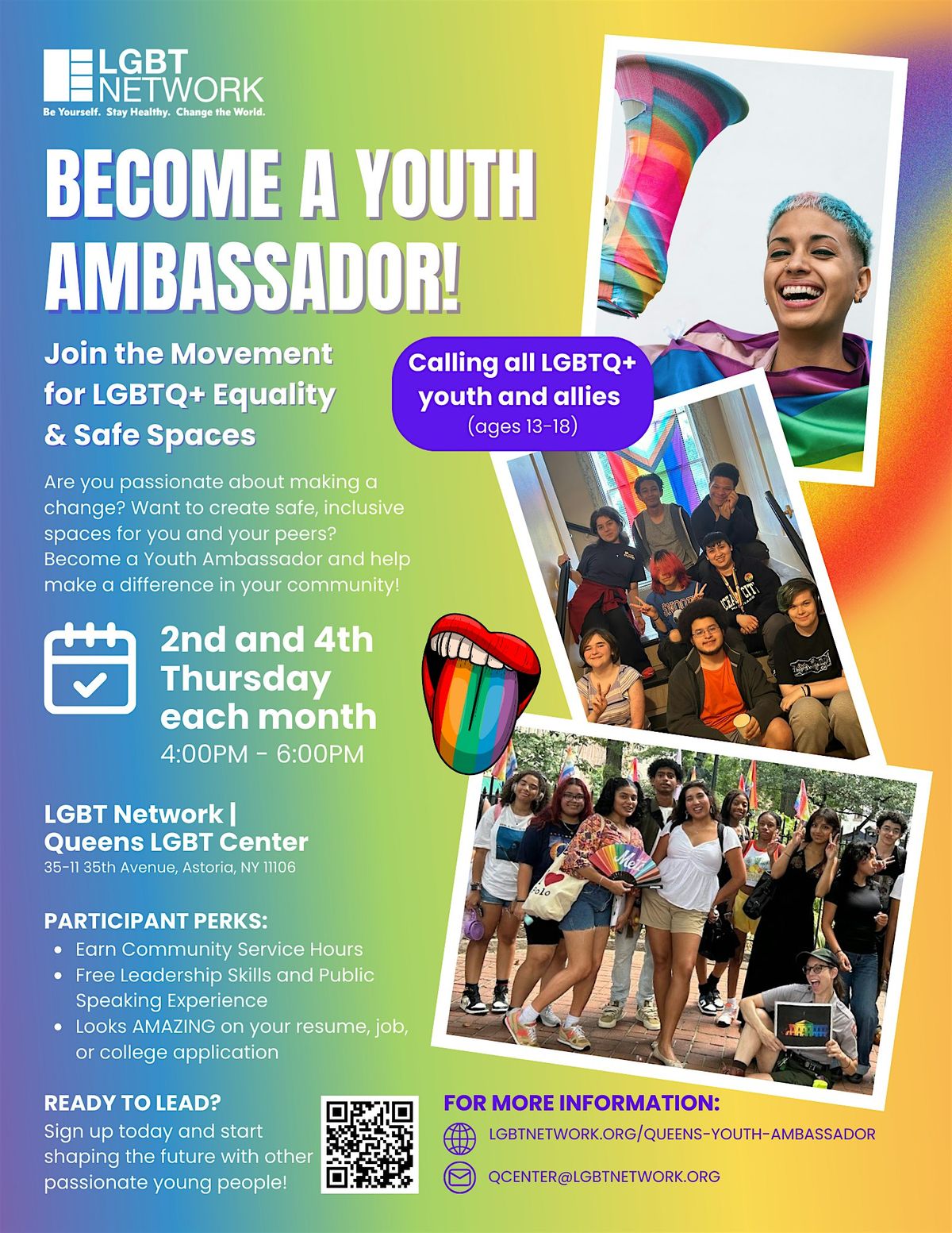 Queens Youth Ambassador Meeting, 22 May | Event in Queens | AllEvents