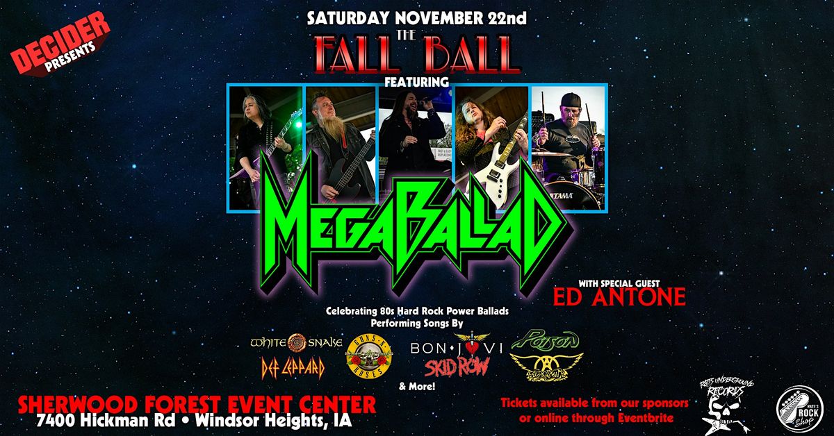 The Fall Ball featuring MegaBallad, 22 November | Event in Des Moines | AllEvents