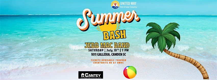 United Way of Kershaw County Summer Bash, 19 July | Event in Camden | AllEvents