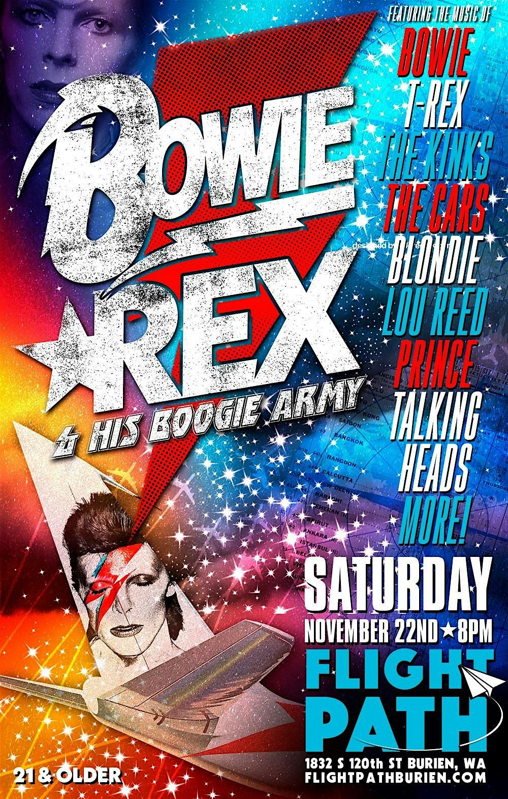 Bowie/Rex and his Boogie Army, 22 November | Event in Burien | AllEvents