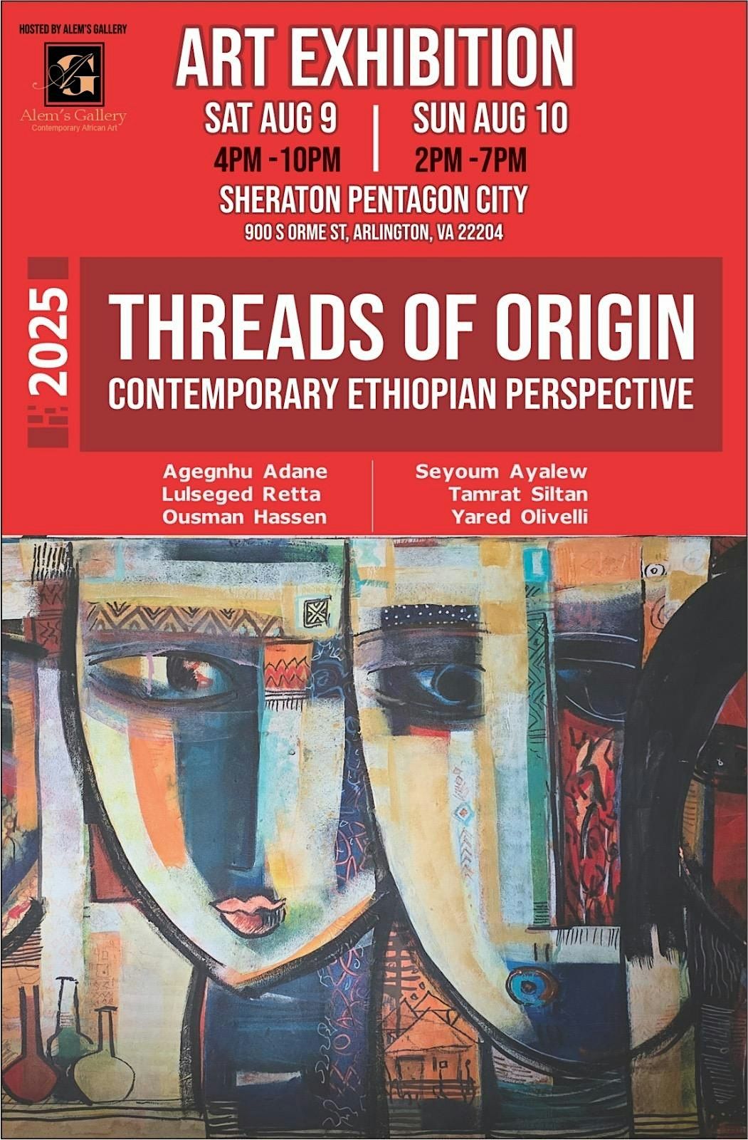 Threads of Origin: Contemporary Ethiopian Perspective, 9 August | Event in Arlington | AllEvents