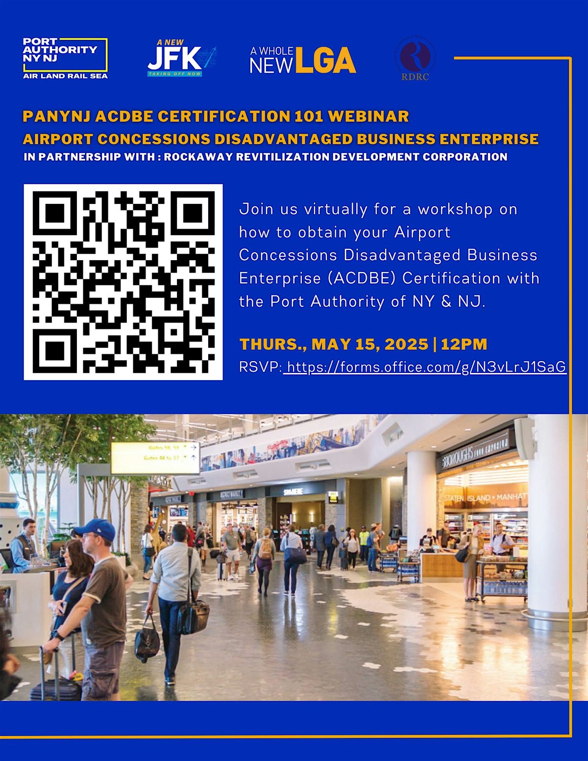 PANYNJ ACDBE CERTIFICATION 101 WEBINAR | Online Event | AllEvents