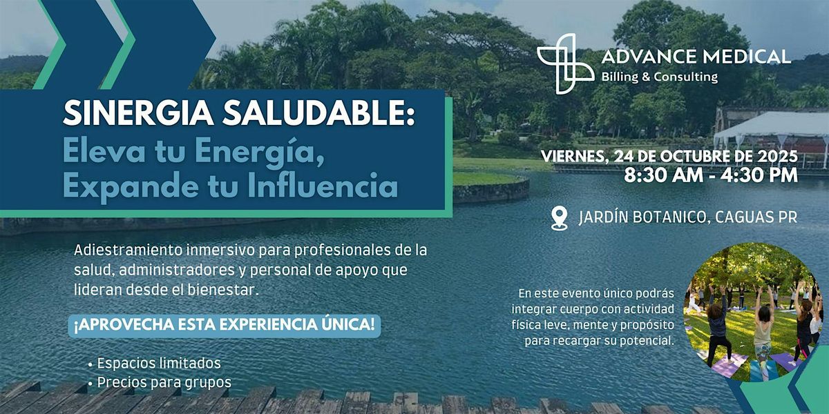 Sinergía Saludable :Eleva tu Energía, Expande tu Influencia, 24 October | Event in Caguas | AllEvents