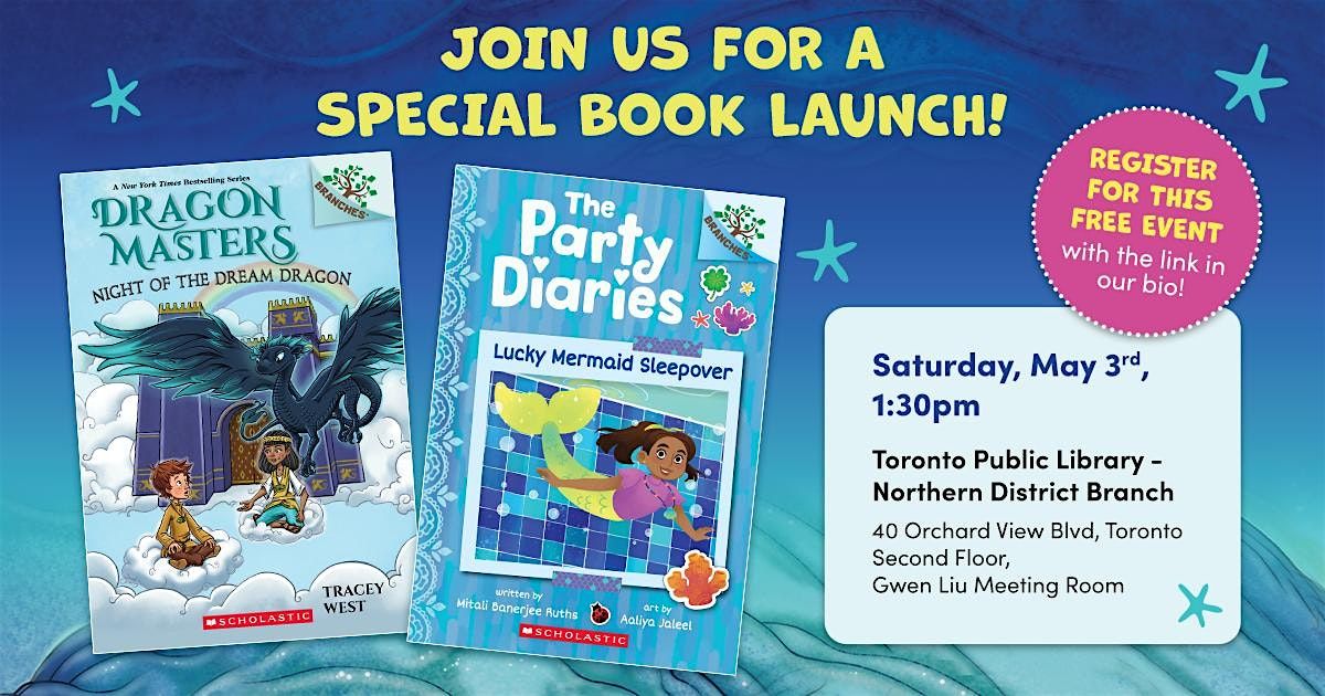 Dragon Masters & Party Diaries Book Launch! | Event in Toronto | AllEvents