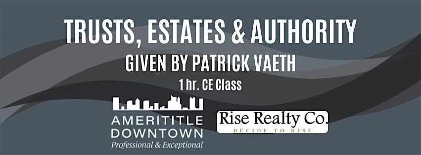 1 Hour CE Class: Trusts, Estates & Authority, 11 August | Event in Lancaster | AllEvents