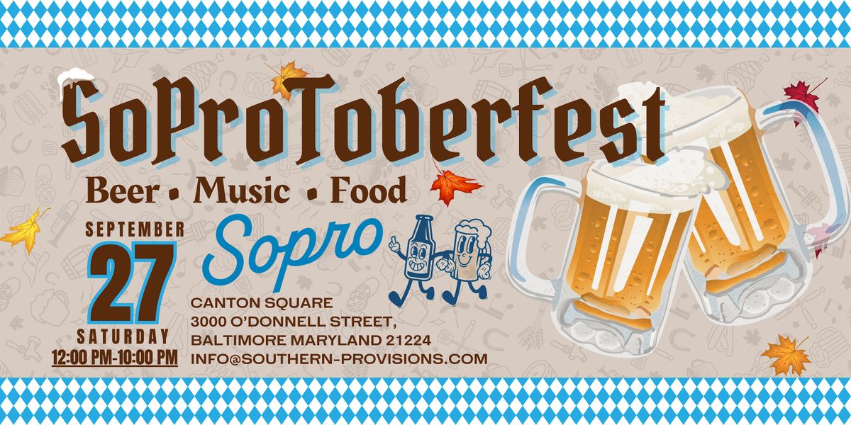 SoProToberfest, 27 September | Event in Baltimore | AllEvents