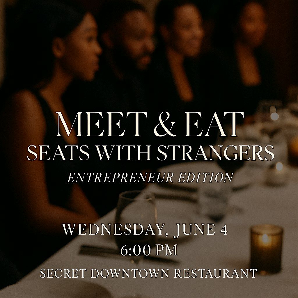 Meet & Eat | Seats With Strangers: Networking Edition, 23 October | Event in Toronto | AllEvents