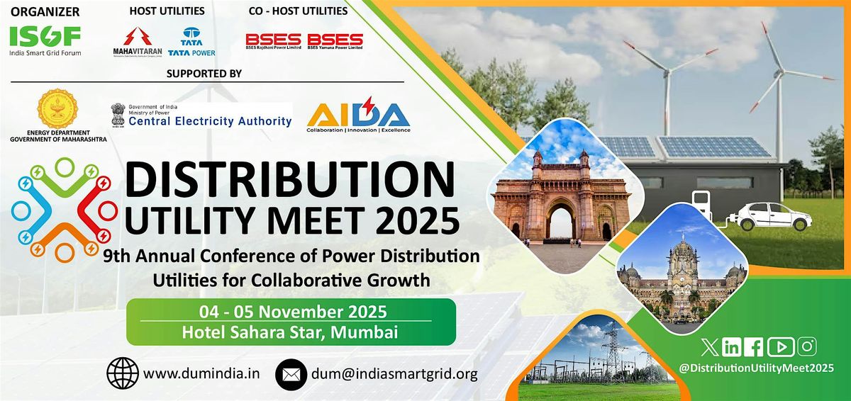 Distribution Utility Meet 2025, 4 November | Event in Mumbai | AllEvents