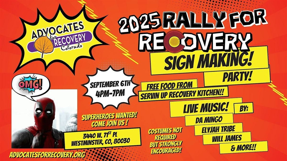 Rally for Recovery Parade Sign Making Event, 6 September | Event in Westminster | AllEvents